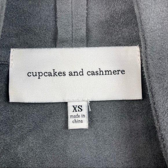 CUPCAKES AND CASHMERE Holt Lace-Up Faux Suede Moto Jacket - Picture 6 of 13